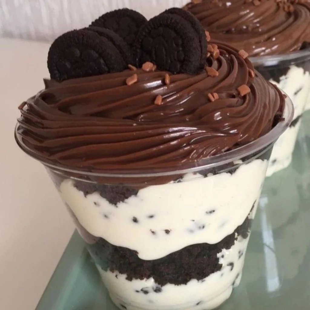 Copo da felicidade de Oreo