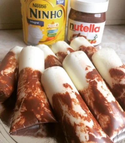 Dindin gourmet ninho com nuttela