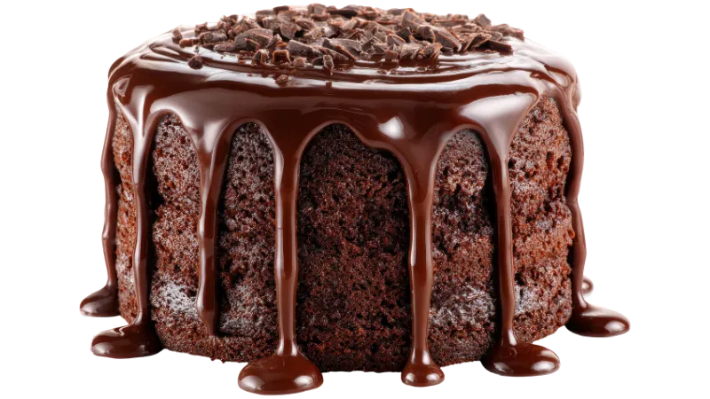 Foto de Bolo de Chocolate com cobertura