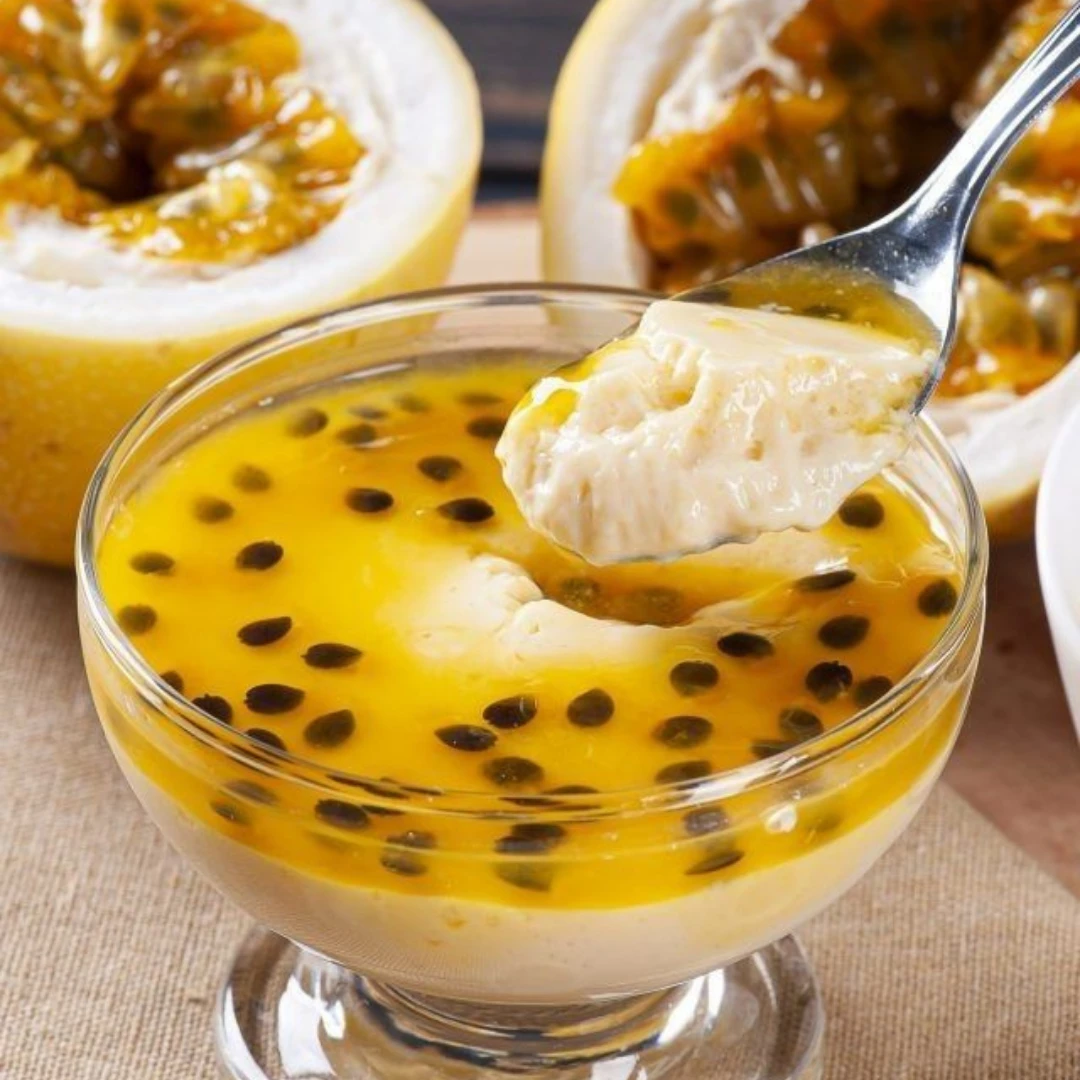 Mousse de maracujá Mousse de maracujá