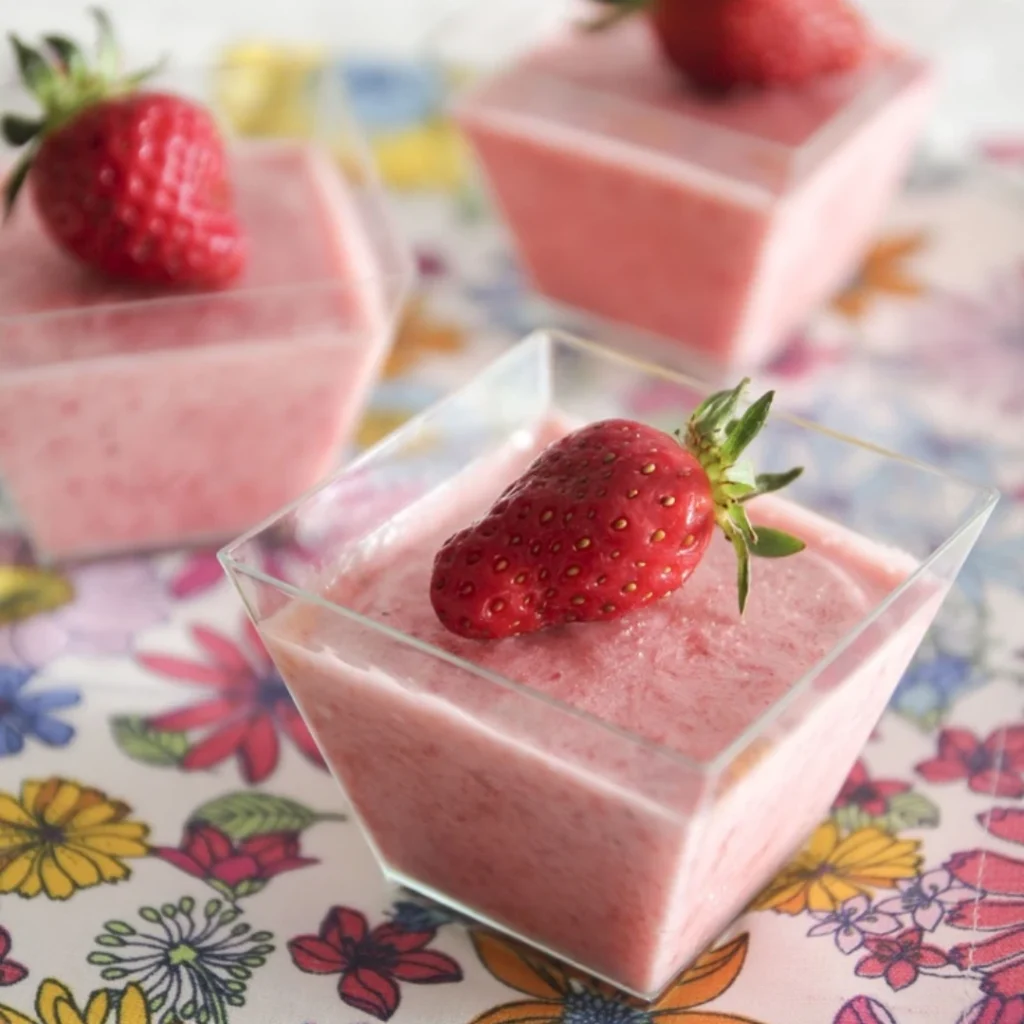 Mousse de morango