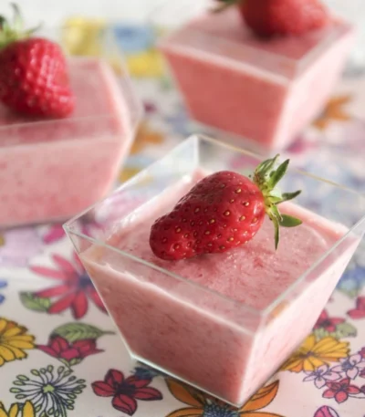 Mousse de morango